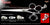 Texas 3 Hole Double V Swivel Touch Grooming Shears
