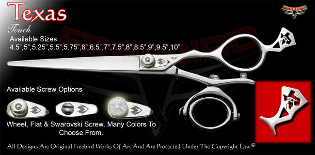 Texas Double V Swivel Touch Grooming Shears
