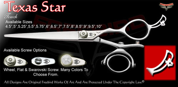 Texas Star Double V Swivel Touch Grooming Shears