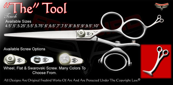 The Tool 3 Hole Double V Swivel Touch Grooming Shears