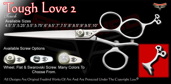 Tough Love 2 3 Hole V Swivel Touch Grooming Shears