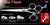 Tribal Heart 3 Hole Double V Swivel Touch Grooming Shears