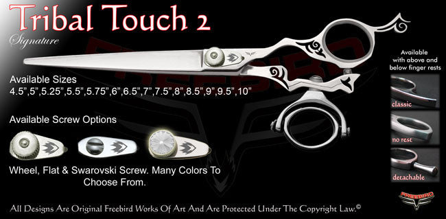 Tribal Touch 2 Double Swivel Thumb Signature Grooming Shears