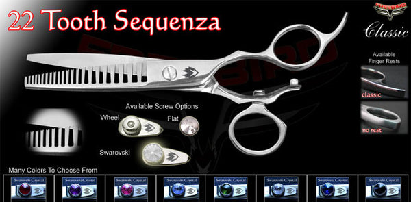 V Swivel 22 Sequenza Texturizing Shears