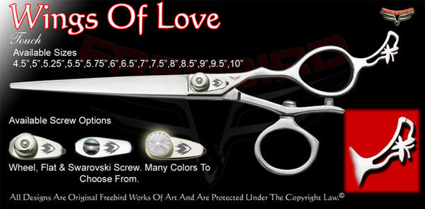 Wings Of Love V Swivel Touch Grooming Shears