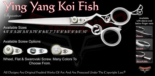 Ying Yang Koi Fish Signature Grooming Shears