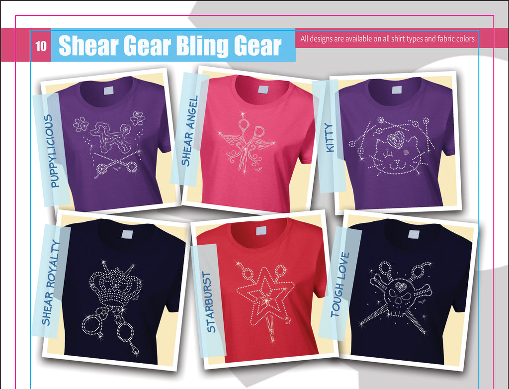 Designer Rhinestone Shirts Page 3 Colored Examples