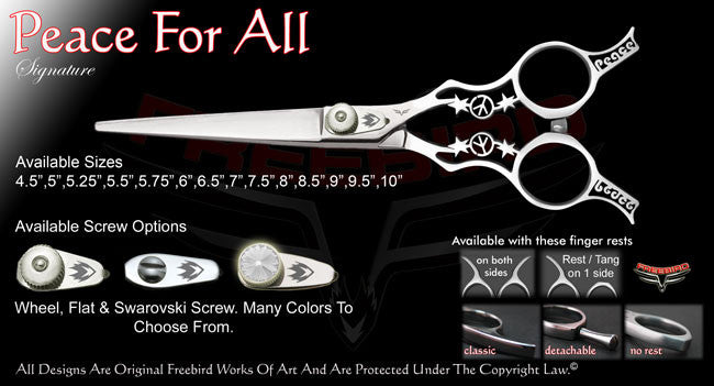 Peace For All Straight Signature Hair Shears
