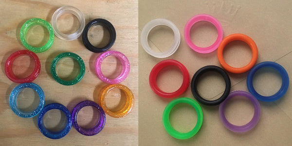 30 Finger Rings Assorted Colors Type A & B